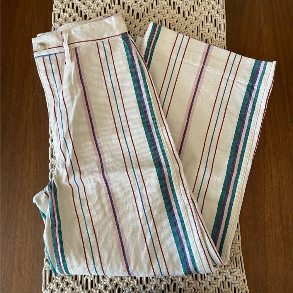 Madewell cropped wide leg pants